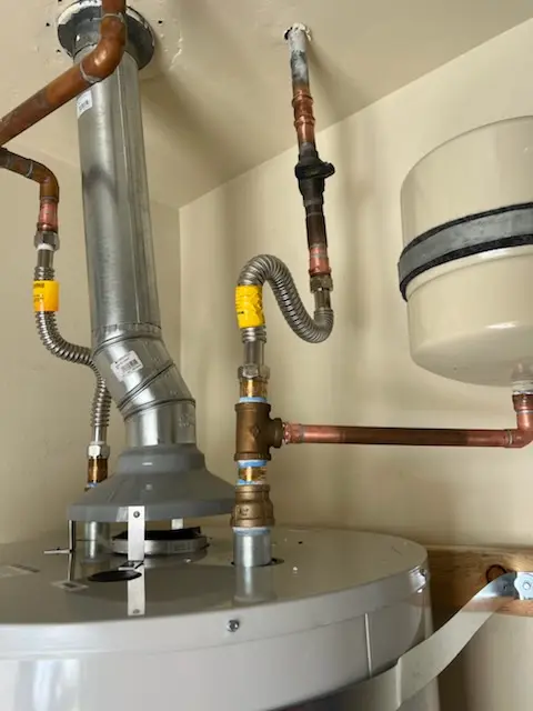 Water heater installation and plumbing repair in White Cottage